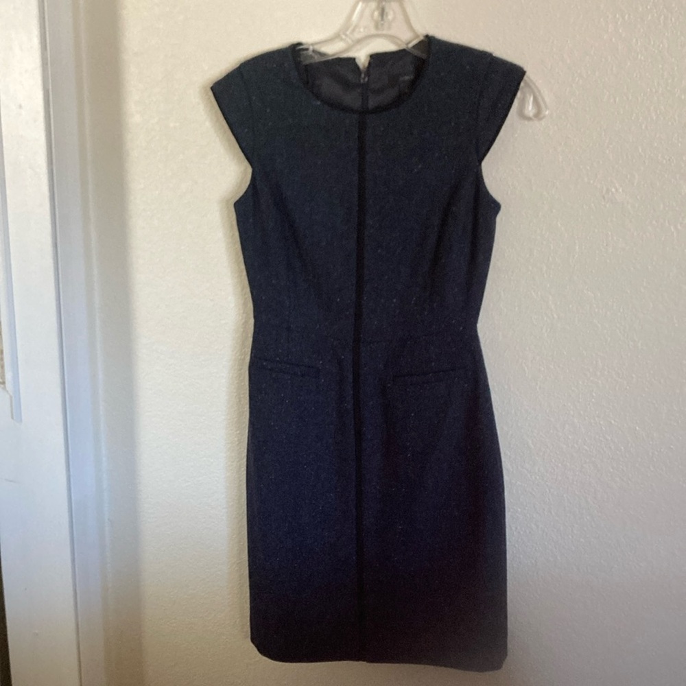NWOT J.Crew Tweed Blue dress size 2p